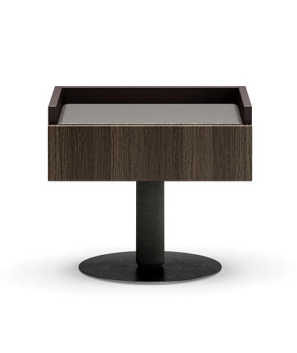 Table de chevet sur piédestal Roger
