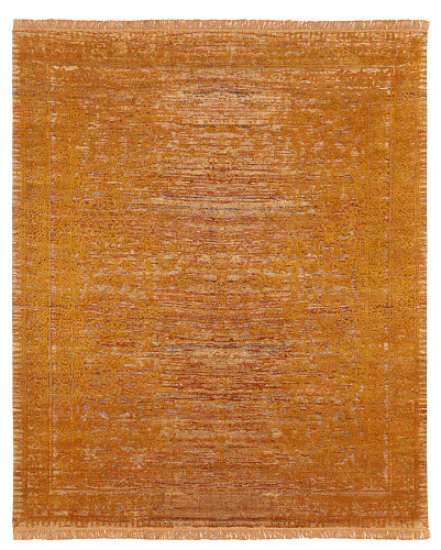 Tapis Ferrara Radi Stomped Inversé Marron Doré