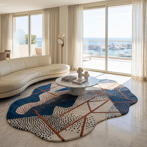 Tapis contemporain Figurative Mosaic
