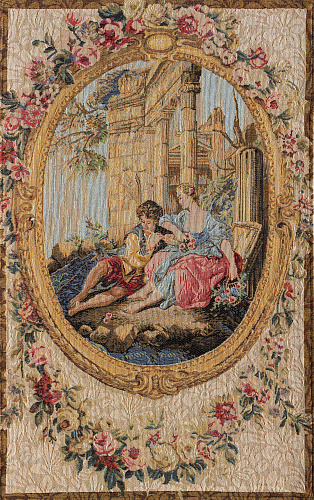 Tapisserie Sérénade, Style François Boucher