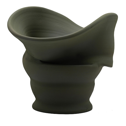 Vase Vert Sculpteur à la Main