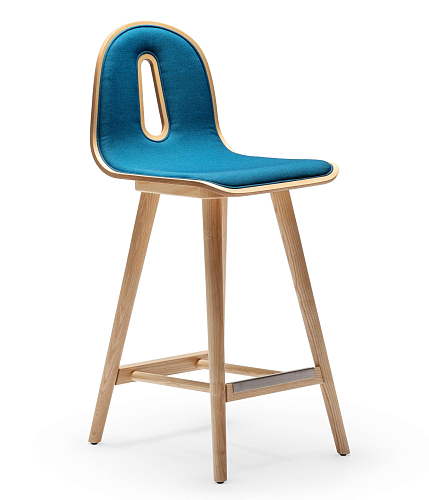 Tabouret de Bar Gotham Woody SG-65-I Bleu