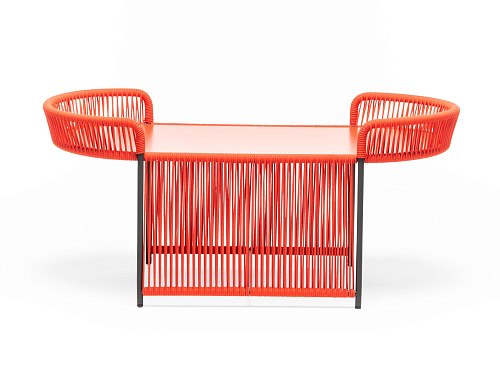Table Basse de Jardin Ovale Rouge Altana OV