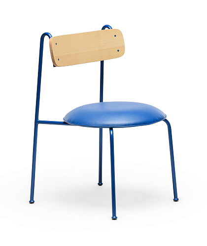 Chaise Lena Frêne Bleue