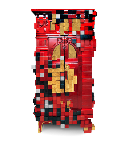 Armoire Piccadilly Rouge