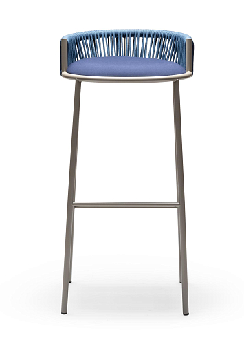 Tabouret de Bar d'Extérieur Millie SG-80 Bleu