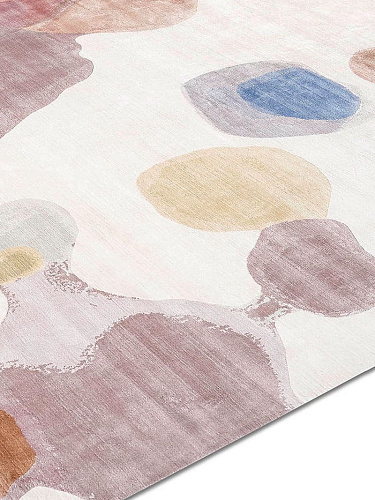 Tapis fait main de luxe Poudre