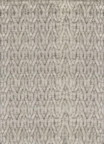 Tapis en Laine Ikat Noué à la Main