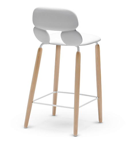 Tabouret de Bar Nube W SG-65 Blanc