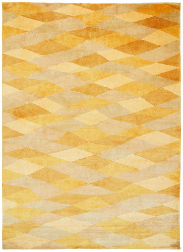 Tapis Losanges Ivre Or