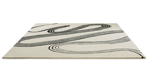 Tapis tufté main Decor Flow Sable Doux
