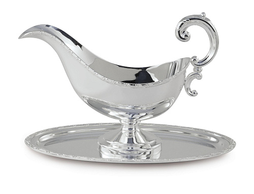 Saucière Royal Silver Avec Soucoupe