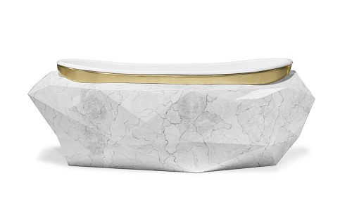 Baignoire Gemstone en Fausse Marbre