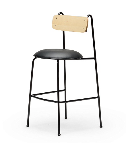 Chaise de Bar Lena SG-75 Frêne Noir