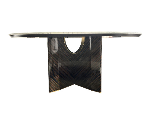 Table de salle à manger ronde en marbre Modo