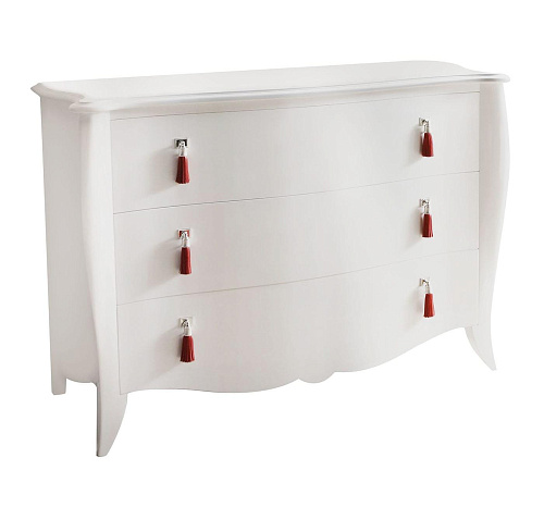 Commode laquée blanche