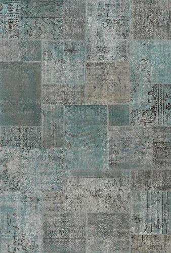 Tapis Patchwork Bleu Jeans
