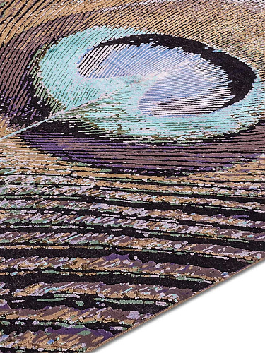 Tapis de luxe fait main Plumes