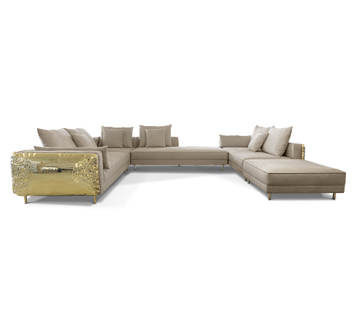 Canapé Modulaire Crème Imperia