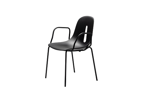Chaise Gotham P Noire (Lot de 2)
