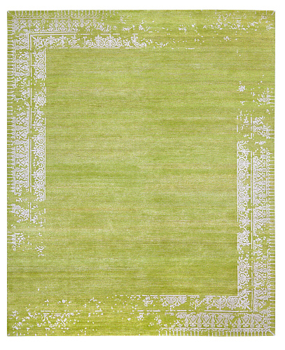 Tapis Ferrara Bordure Spéciale Verte