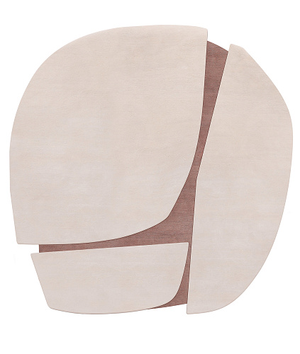 Tapis Designer Rouille Forme Spéciale