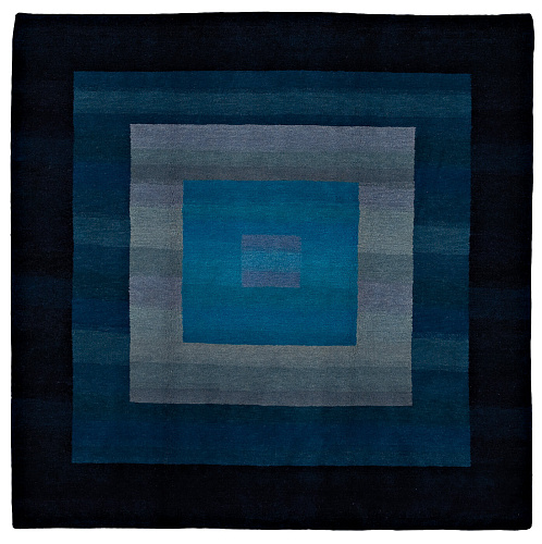 Tapis 5 Bordures Bleu Marine