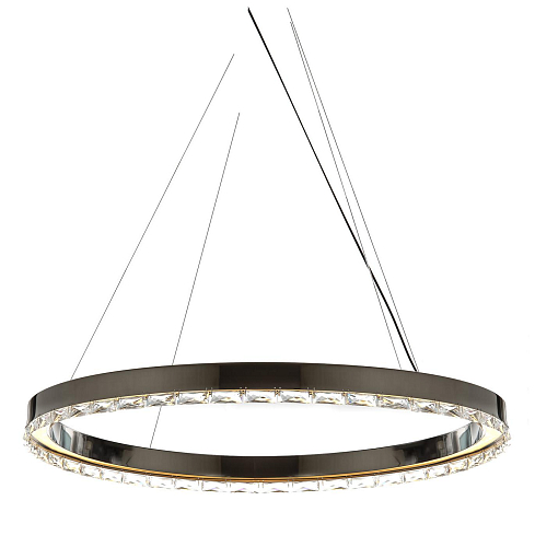 Suspension Anneau LED Asfour en Cristal
