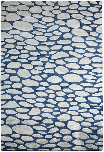 Tapis Pebble Bleu Woad