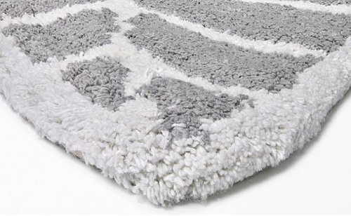 Tapis Leaf Grey/Ivory