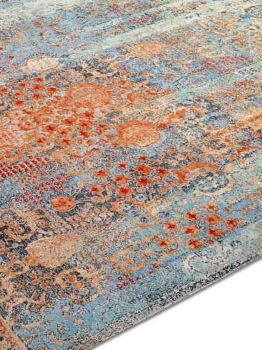 Tapis noué main Woods