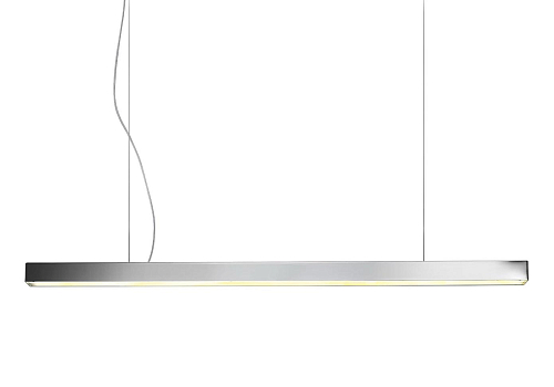 Suspension Linéaire LED en Nickel Poli