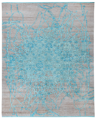 Tapis Bidjar Muted 2 Aqua