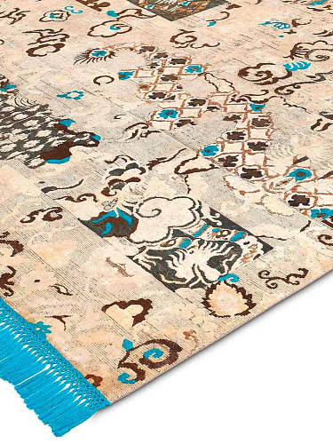 Tapis noué main de luxe Dragon