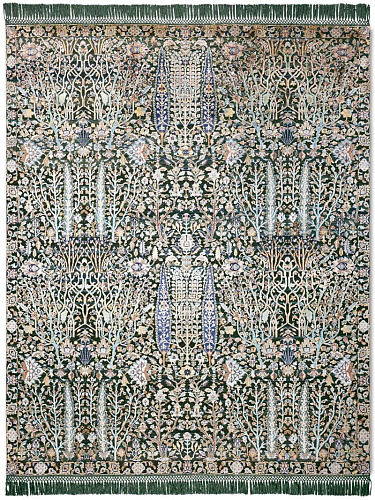 Tapis de luxe Jardin de Pins Vert