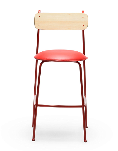 Chaise de Bar Lena SG-75 Frêne Rouge
