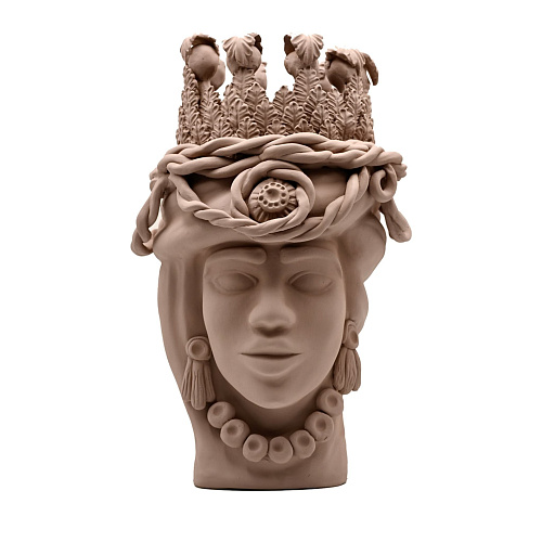 Sculpture Tête De Maure Sable