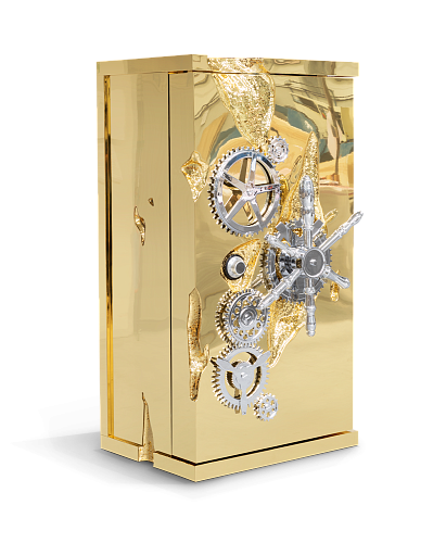 Coffre-Fort Luxe Millionaire Doré