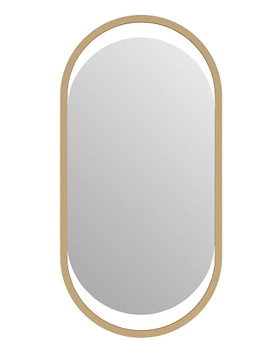 Miroir mural avec cadre doré