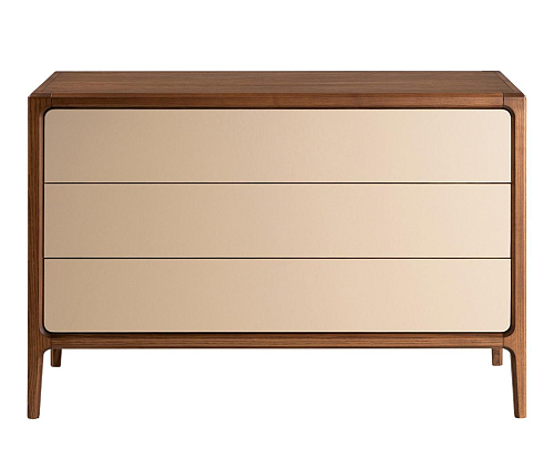 Commode en cuir