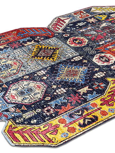 Tapis fait main de luxe Multiforme