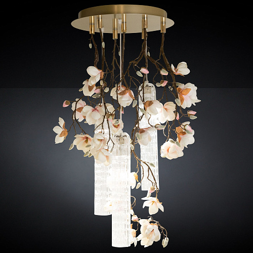 Petit lustre blanc Magnolia