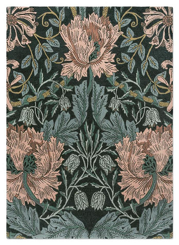 Honeysuckle & Tulip Teal Tapis