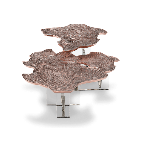 Table Basse Caspian Cuivre