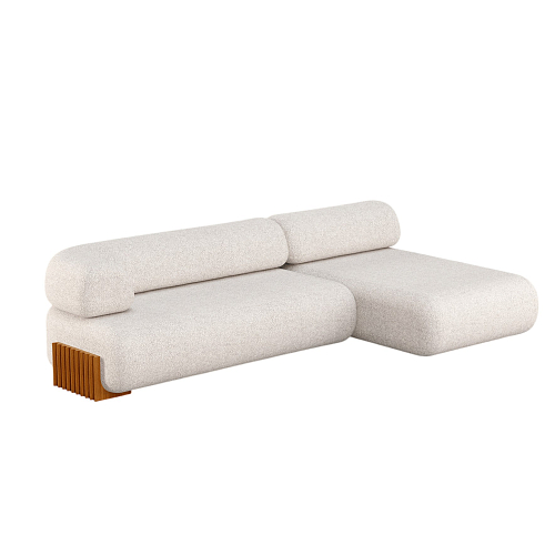 Canapé modulable Carmel en bois