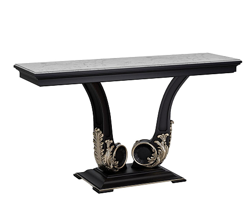 Console avec plateau en marbre