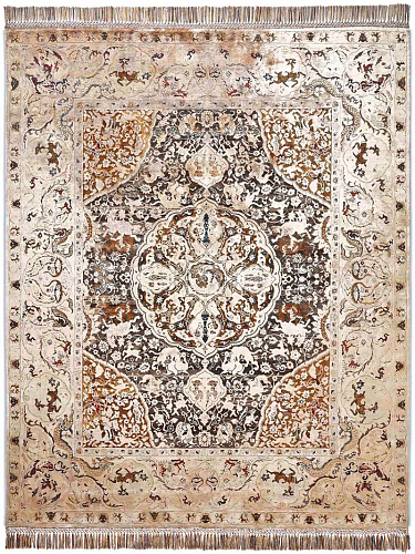 Tapis noué main Gold Luxe