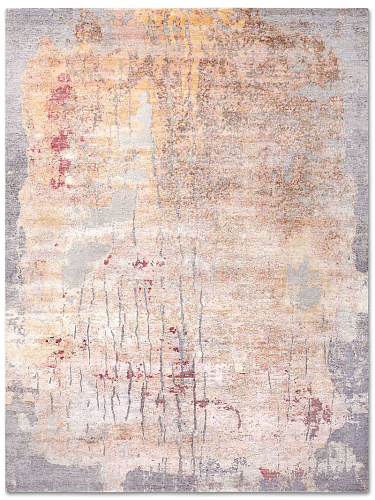 Tapis noué main de luxe Stéréo Multicolore