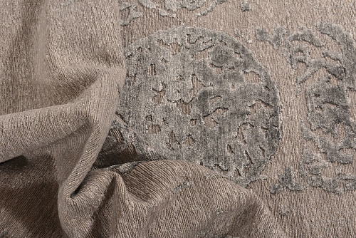 Tapis Indien en Soie de Bambou