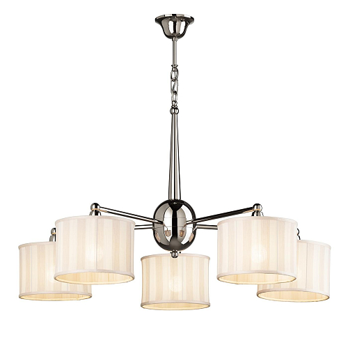 Lustre Contemporain avec Abat-Jours Rayés Style Anglais